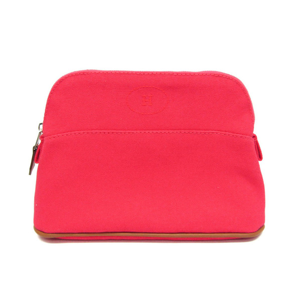 HERMES Brown Leather Pouch - Picture 1 of 8